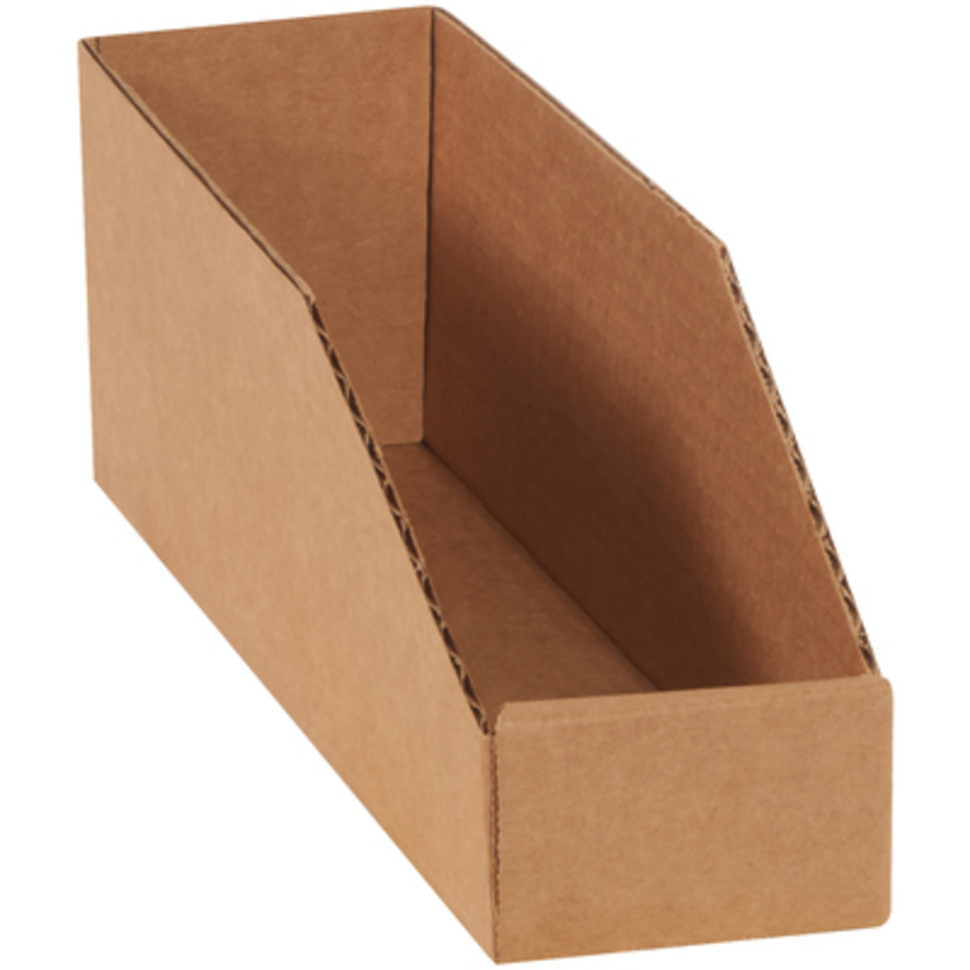 3 x 12 x 4-1/2in. Kraft Bin Boxes 50/CS, Height 4.5 in, Width 3 in, Bins Included (qty.) 50 Model# BINEB123K